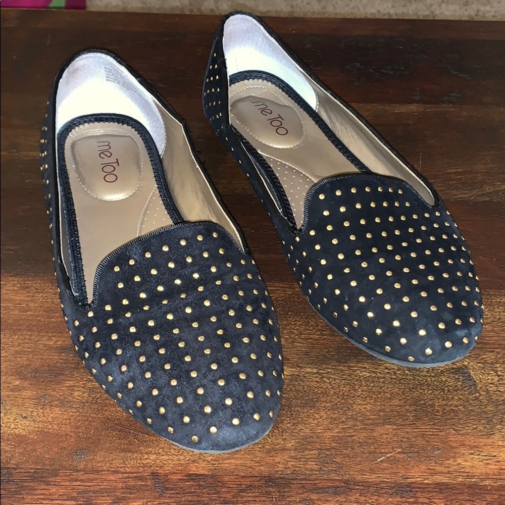 Me Too Black Flats